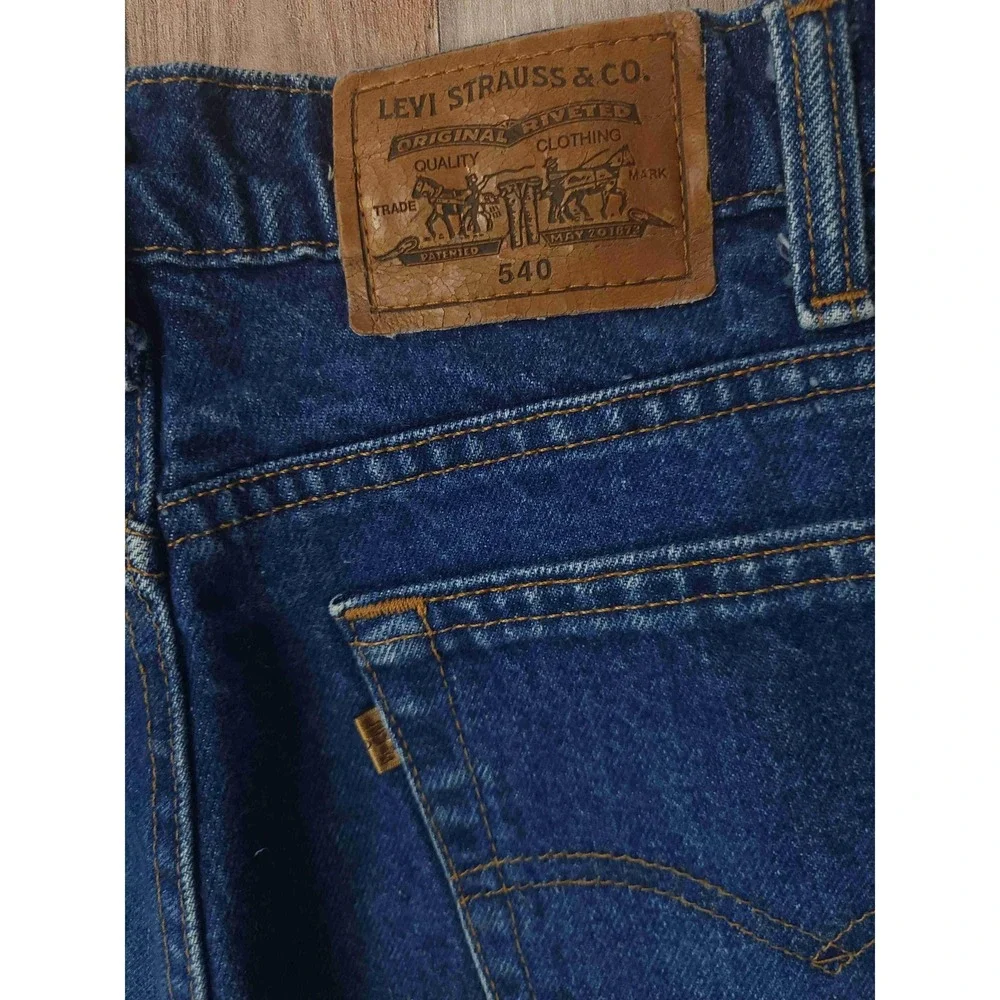 Vintage Levis 540 Relaxed Fit Jeans Mens 36x30 Blue Denim Made in USA Orange Tab